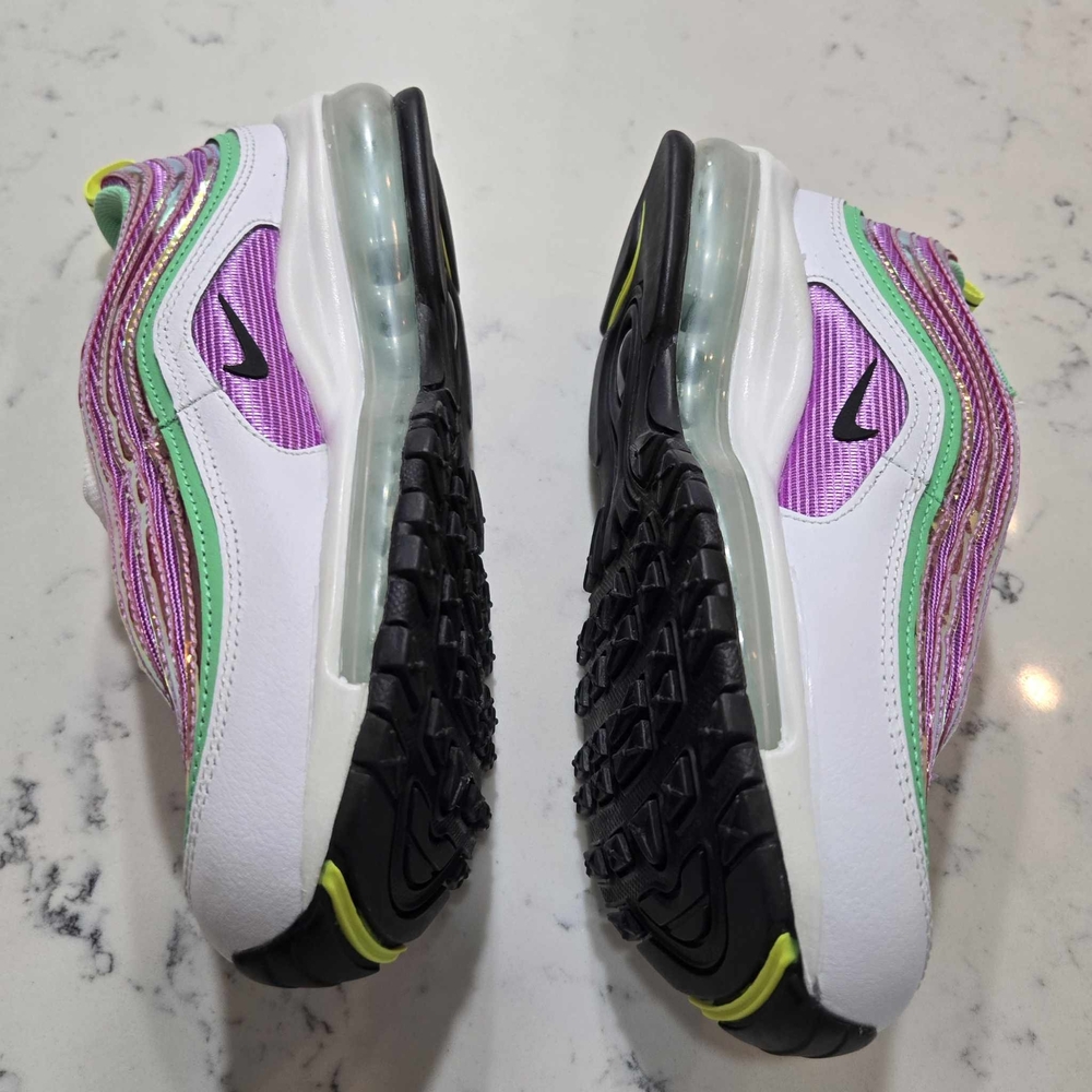 Nike Air Max 97 Women's SZ.6 Fuchsia Glow/Lemon Venom CW5591-100 New - Picture 4 of 16